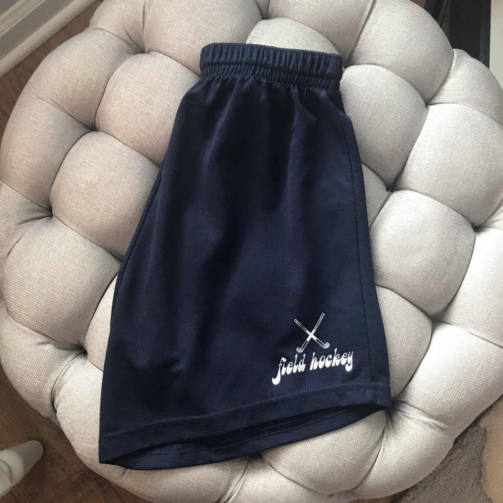 Augusta Sportswear Navy Blue Field Hockey Shorts Girls L